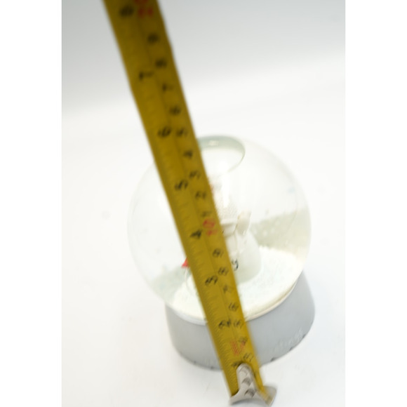 Snowman Joy Snow Globe Figurine – Cardinal Design – 5" Glass Dome - Picture 2 of 3